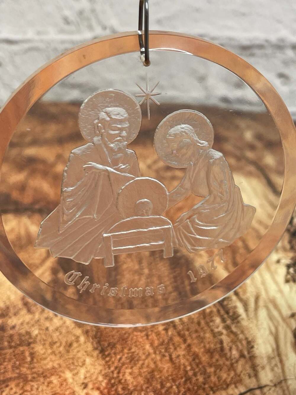 Ball Corp A Medley Of Carols The Nativity 1977 Christmas Ornament